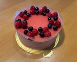 母の日のフランボワーズムースケーキ作り方25写真