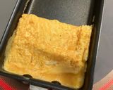 卵１個で四角いオムレツ ホットサンド用作り方4写真