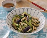 簡単♪なすときゅうり、鶏むね肉の中華和え作り方5写真