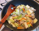 厚揚げと豚肉のとろみ炒め作り方4写真