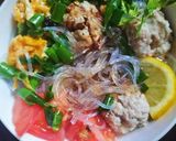 【バッソ🇮🇩】インドネシア風🐦‍🔥肉団子春雨スープ🥣🌿作り方6写真
