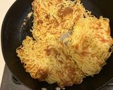 タケノコと豚肉のあんかけカリカリ焼きそば作り方2写真