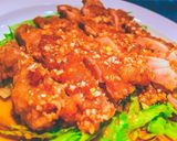60℃ 油淋鶏(ユウリンチー)鶏肉の甘酢がけ作り方31写真