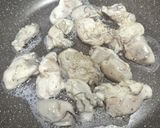 牡蠣＆ほうれん草のバターしょうゆ炒め作り方2写真