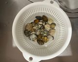 レンジで簡単！あさりとキャベツの酒蒸し作り方1写真