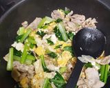 豆腐と小松菜のふわふわ卵炒め作り方12写真