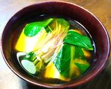 暑い日に爽やか　新生姜の香りのお味噌汁作り方3写真