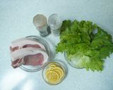 パパッと豚ロース肉のレモン焼き作り方1写真
