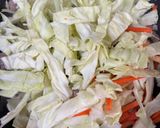 豚こまキャベツにんじんの甜麺醤炒め作り方3写真