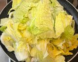 きのこと肉団子と白菜の卵とじ🎵作り方4写真
