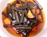 ふきとにんじんの煮物★おばあちゃんの味作り方7写真