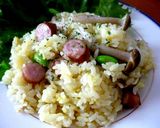 ウインナーとシメジのカレー炊き込ご飯作り方6写真