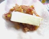 クリームチーズ入り餃子作り方3写真