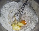 キャラメル生地のチョコソースinマフィン作り方5写真