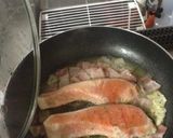 ほうれん草と鮭のガーリックチーズ焼き作り方3写真