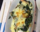 ほうれん草と鮭のガーリックチーズ焼き作り方6写真