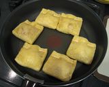 ☆キムチ納豆のサクサク巾着☆作り方4写真