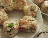 梅味噌風味＊鮭フレークのおにぎり作り方9写真
