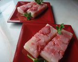 ういろう♡春色！桃☆イチゴジャムで☆作り方7写真