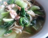 簡単❤青梗菜と豚肉のあんかけラーメン作り方7写真