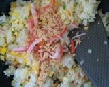 簡単ランチ！カニカマ★チャーハン作り方5写真