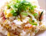 簡単ランチ！カニカマ★チャーハン作り方6写真
