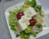 豆腐と野菜のサラダ　塩麹しらすドレ和え作り方5写真