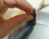 基本の三枚おろし（今回は鯵）作り方4写真