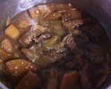 超簡単...牛バラ肉の酢味噌煮作り方3写真
