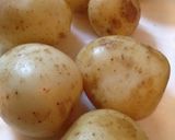 新じゃがと豚挽肉でトマトカレー炒め♬作り方1写真