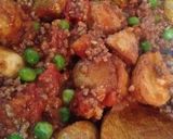 新じゃがと豚挽肉でトマトカレー炒め♬作り方8写真