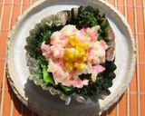 ブロッコリー＆かまぼこｄｅ❀お花カップ❀作り方3写真