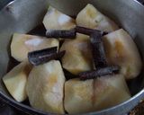 りんごのワイン煮作り方1写真