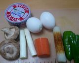 大葉にんにく醤油でツナチャーハン作り方1写真