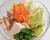 鮭と春キャベツのコクうま味噌バター作り方1写真