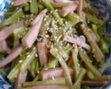 捨てずに活用♪ブロッコリーの茎炒め作り方10写真