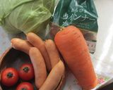 ウインナーとたっぷり野菜の生春巻き作り方1写真