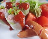 ウインナーとたっぷり野菜の生春巻き作り方9写真
