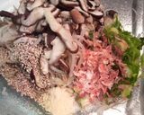 香ばし桜海老♪もやしと椎茸のネギ塩ナムル作り方3写真