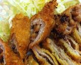 変わりトンカツ2種（梅、納豆）作り方4写真