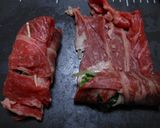 お弁当にぴったり…「水菜の牛肉巻き」作り方1写真
