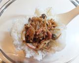 ◆きのことイカの塩辛の混ぜご飯◆作り方4写真