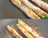 お弁当に〜♪にんにくの芽豚肉巻きソテー作り方4写真