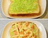 海老マヨ♡ピザトースト作り方4写真