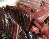 メバチの血合いの葱鮪作り方1写真