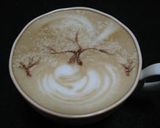 【カフェラテ】サクラサク春の華やかラテ作り方10写真