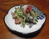 サンマの梅みぞれ和え作り方5写真