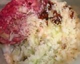 焼き肉・飯バーグ作り方1写真