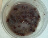 小豆と白玉粉で簡単お汁粉風作り方1写真