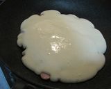 アスパラとウインナーのおかずホットケーキ作り方5写真